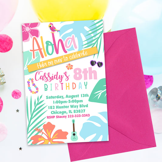 Aloha Party Invitation